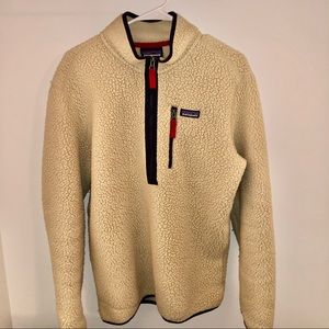 Patagonia Men’s Retro Pile Pullover | M | Khaki
